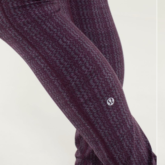 Lululemon Skinny Will Pant *Textured Ziggy Wee September Plum - Picture 7 of 13